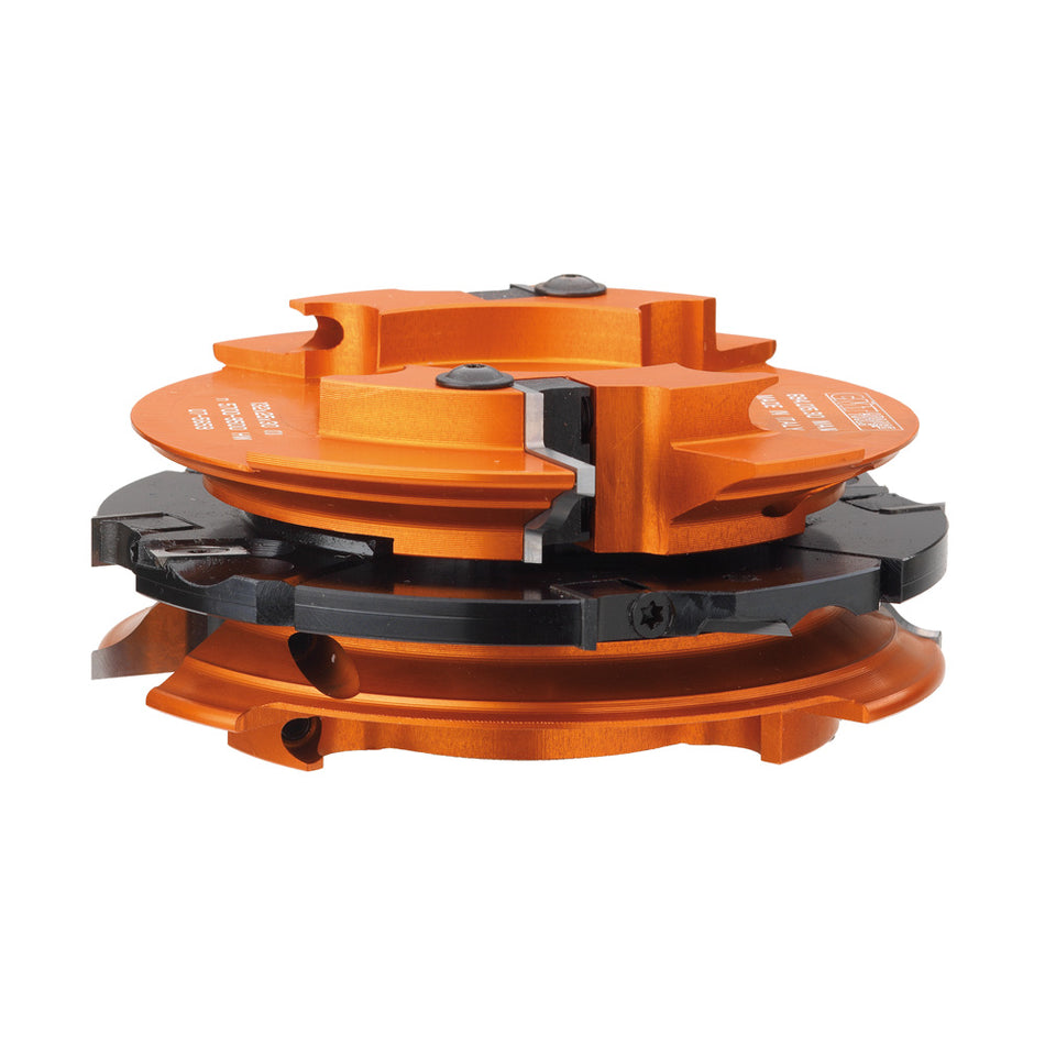 CMT Set freze profil-contraprofil pentru uși de interior 132x30 Z2+4