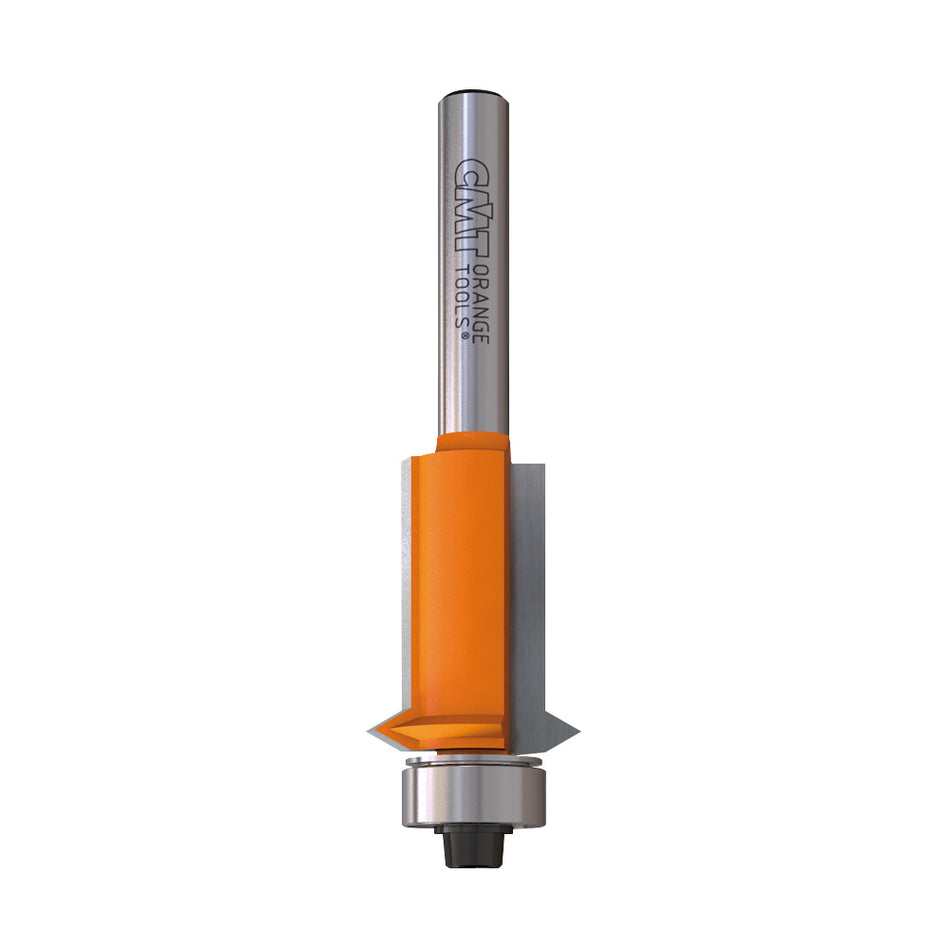 CMT Freză de curățare cu cuțite din carbură în V cu rulment, D=12,7/19x25,4; S=6-12,7