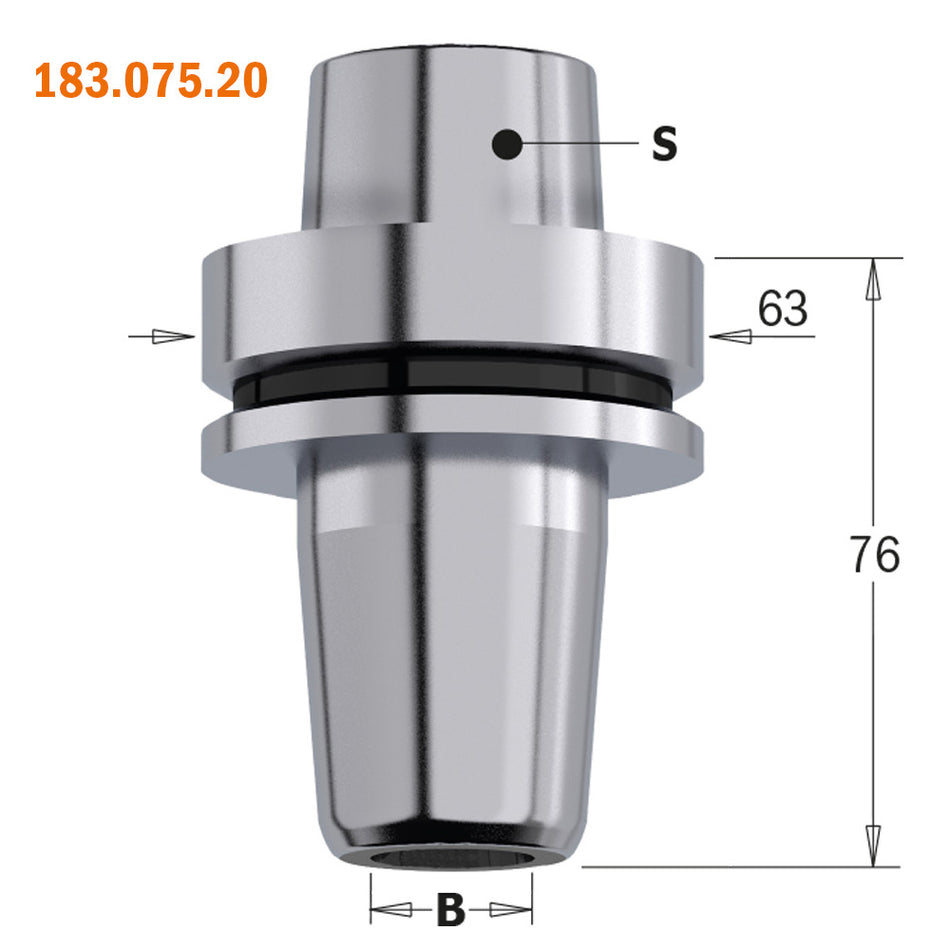 Mandrine cu fretare HSK-63F