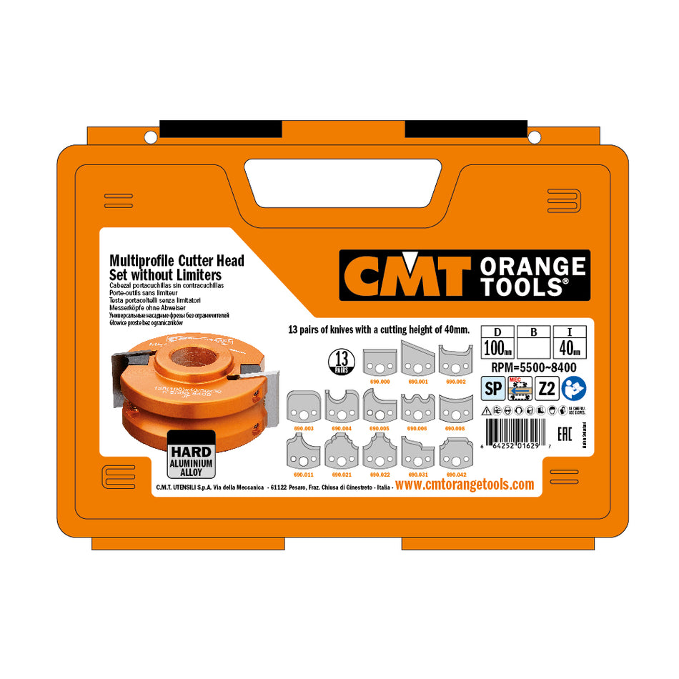 CMT Set de 13 plăcuțe cu profile decorative incluse