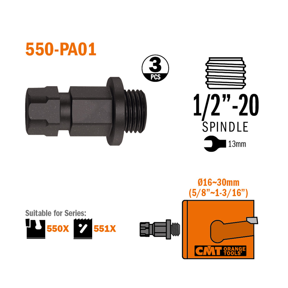Sistemul XTREME FAST este compatibil cu toate seriile și diametrele de ferăstraie pentru găuri