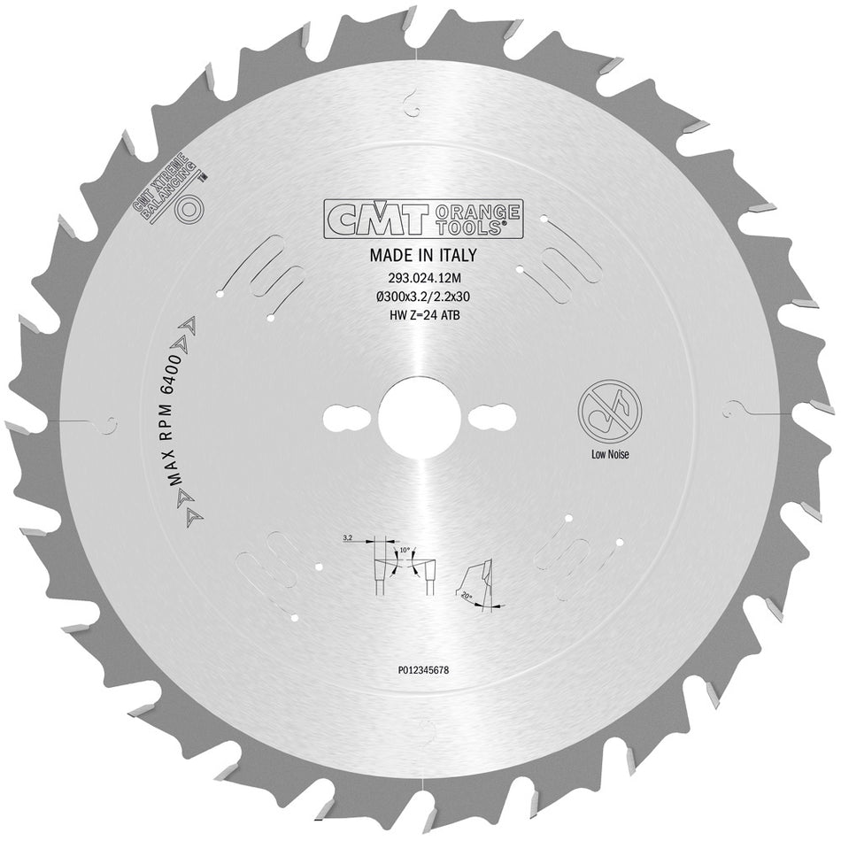 CMT Pânză circulară pentru spintecat D=300-500x30 Z=24-44