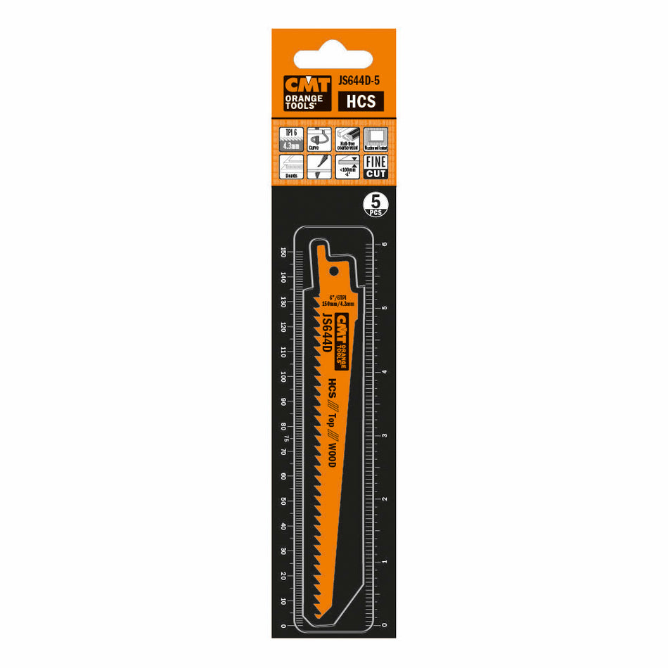 CMT Pânză de fierăstrău sabie industrial pentru lemn I = 130x19   JS644D-5