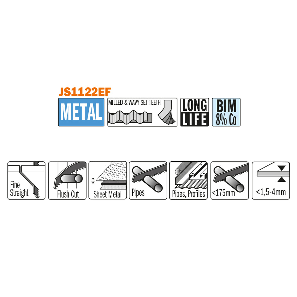 CMT Pânză de fierăstrău sabie industrial pentru tăierea tablelor I = 205x19