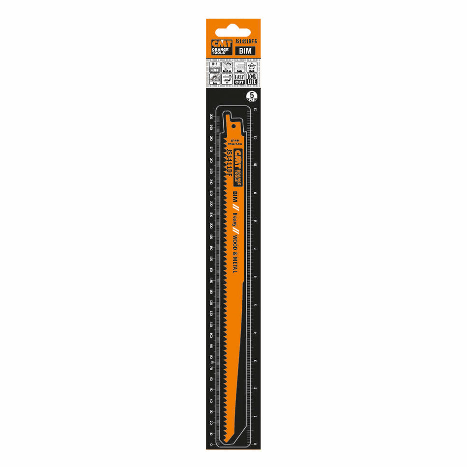CMT Pânză de fierăstrău sabie industrial pentru lemn, metal, plastic I = 280x19   JS1411DF-5