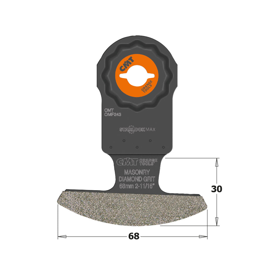 CMT OMF243-X1 Disc de tăiere gros acoperit cu diamant de 60 mm, durată de viață extra lungă - 1 bucată