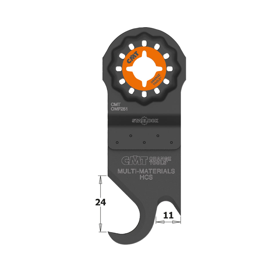 CMT Cuțit multifuncțional cu trei tăișuri de 41 mm - 1 bucată
