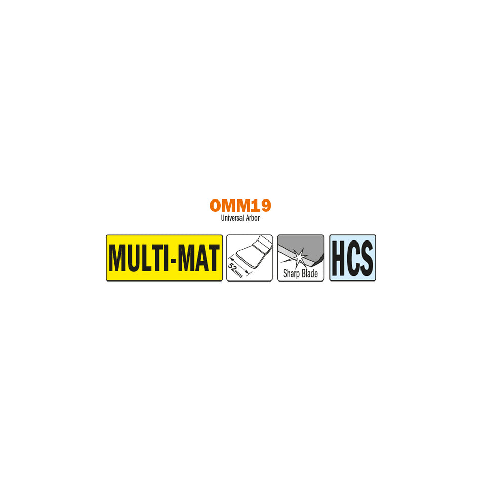 CMT Lamă ascuțită rigidă de 52 mm pentru toate materialele - 1/5 bucată