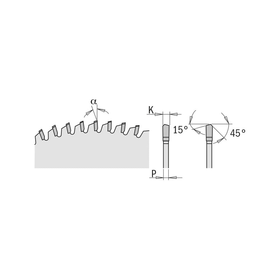 CMT Pânză circulară pentru plexiglas și pvc D=250/300x30
