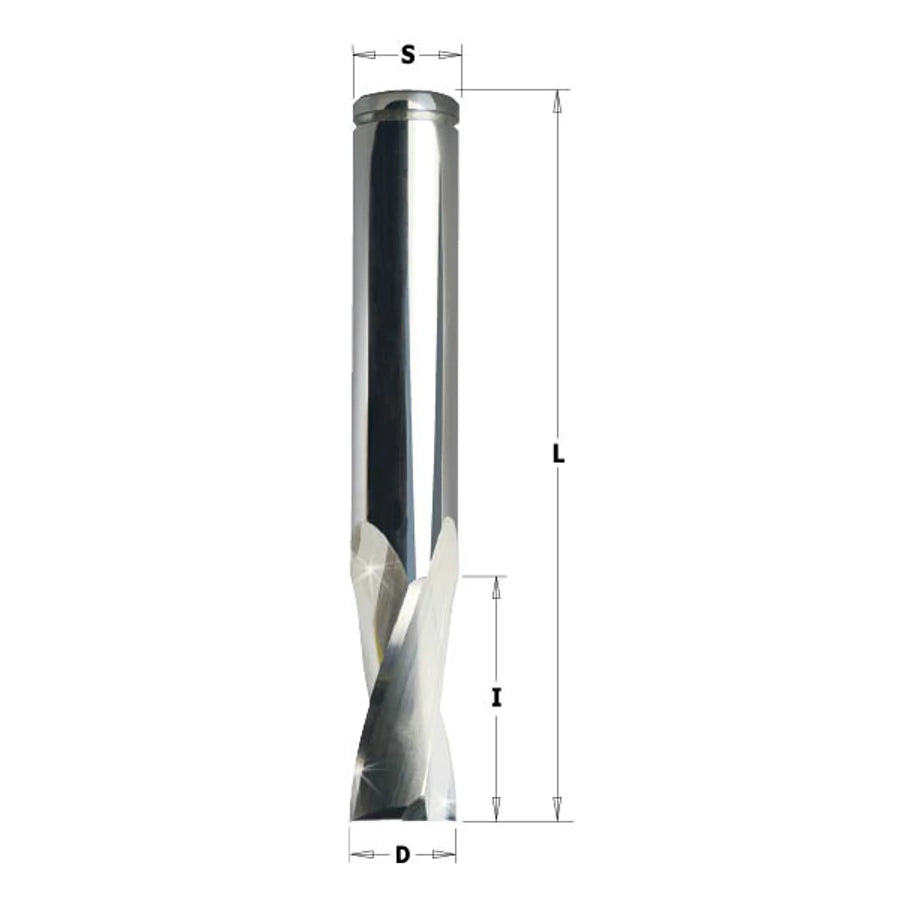 CMT Freză elicoidală pentru aluminiu și pvc, D=4-16; S=6-16