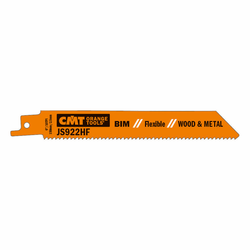 CMT Pânză de fierăstrău sabie industrial pentru lemn și metal I = 130x19  JS922HF