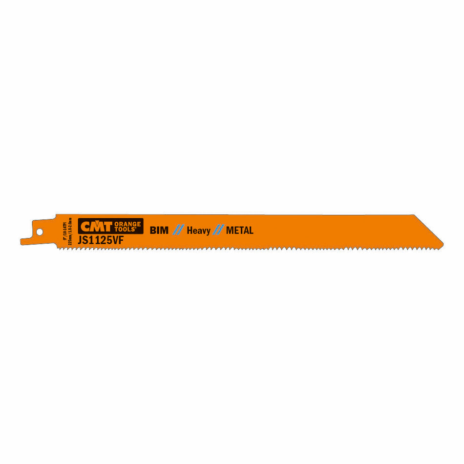 CMT Pânză de fierăstrău sabie industrial pentru tăierea tablei, țevilor, profilelor pline I = 205x19   JS1125VF-5