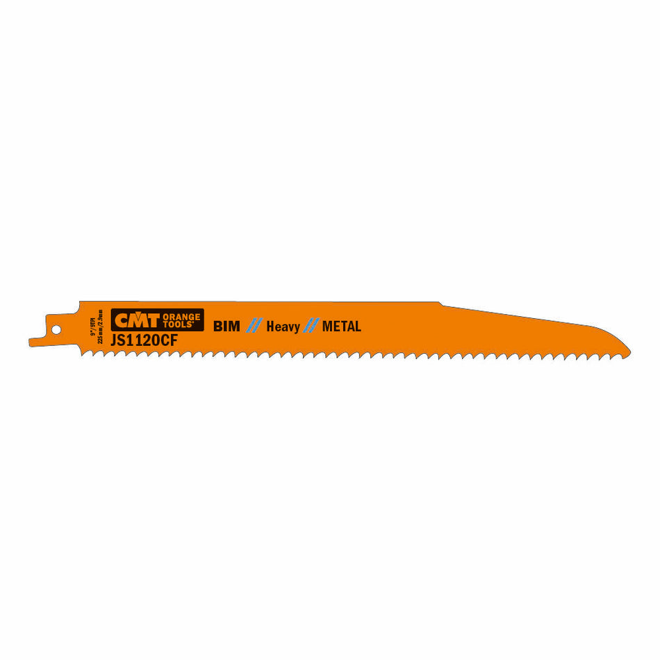 CMT Pânză de fierăstrău sabie industrial pentru tablă, țeavă,profile pline I = 205x22