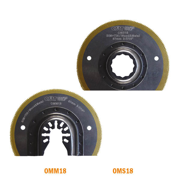 CMT Pânză de fierăstrău radială de 87 mm cu durată lungă de viață pentru lemn și metal - 1/5/50 bucată