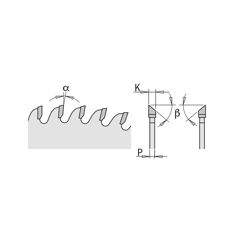 CMT Pânză circulară, industrială, silențioasă cromată D=250/300
