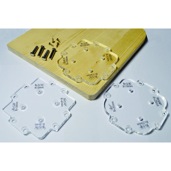 Set de dispozitive de fixare pentru frezarea a până la 12 raze  TMP-R12