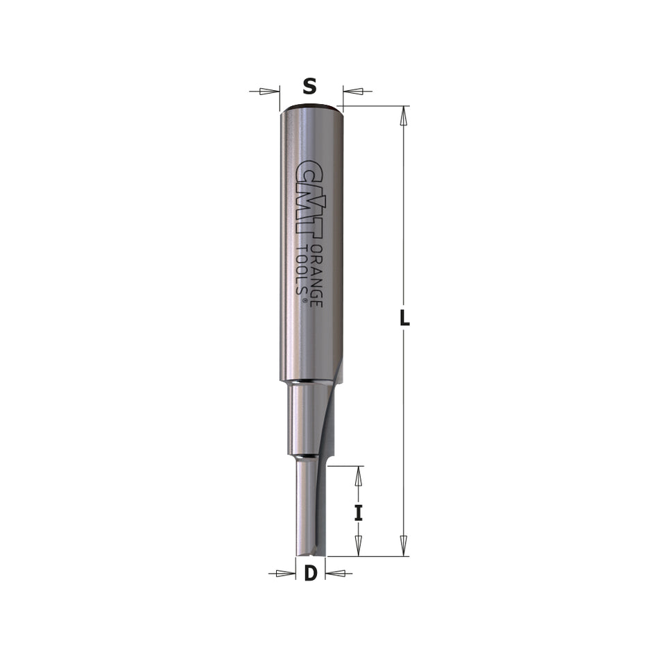CMT Freză pentru nut din carbură de tungsten Z2+1, D=3 - 30; S=8