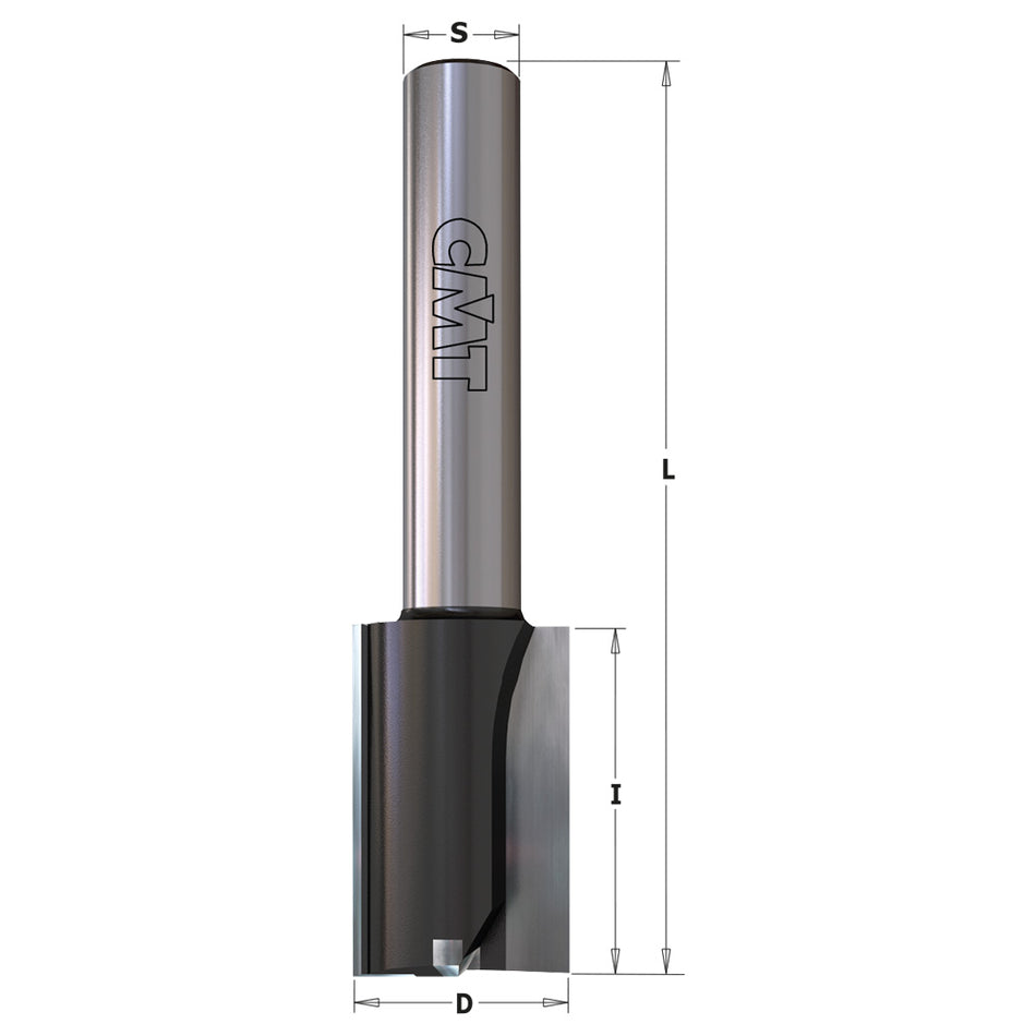 CMT Freză pentru nut cu lame din carbură de tungsten Z2+1, D=10 - 35; S=12