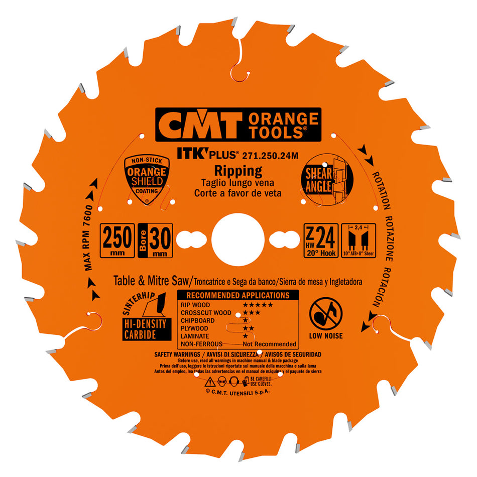 CMT ITK PLUS Pânză circulară de spintecat foarte subțire D=250/300 B=30