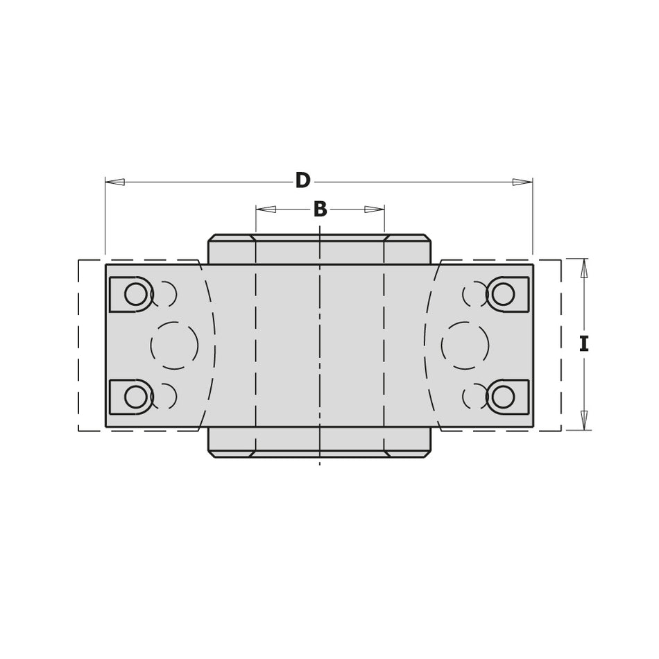 CMT Cap multiprofil cu limitator de așchie ,plăcuțe interschimbabile (aluminiu)