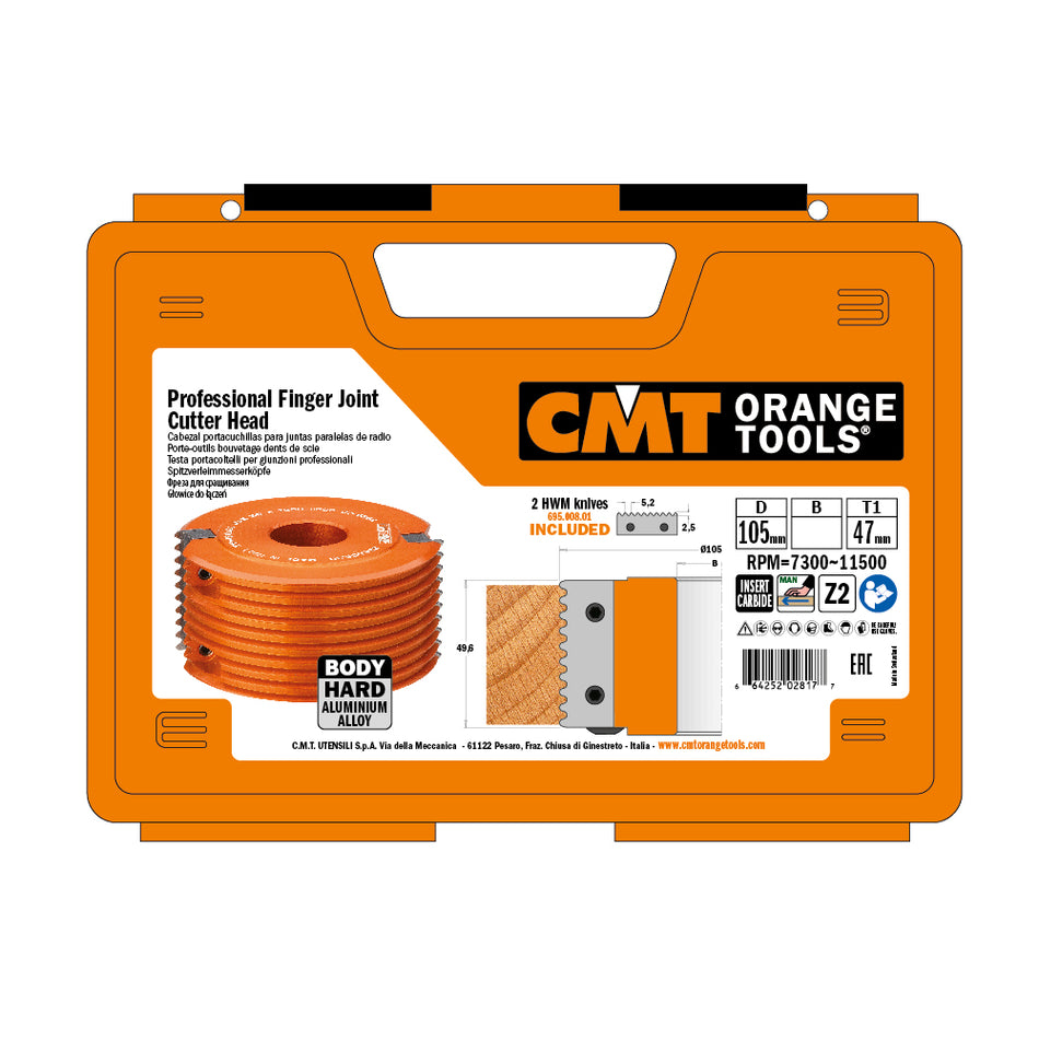 CMT Freză de îmbinat pe lățime 105x30 Z2